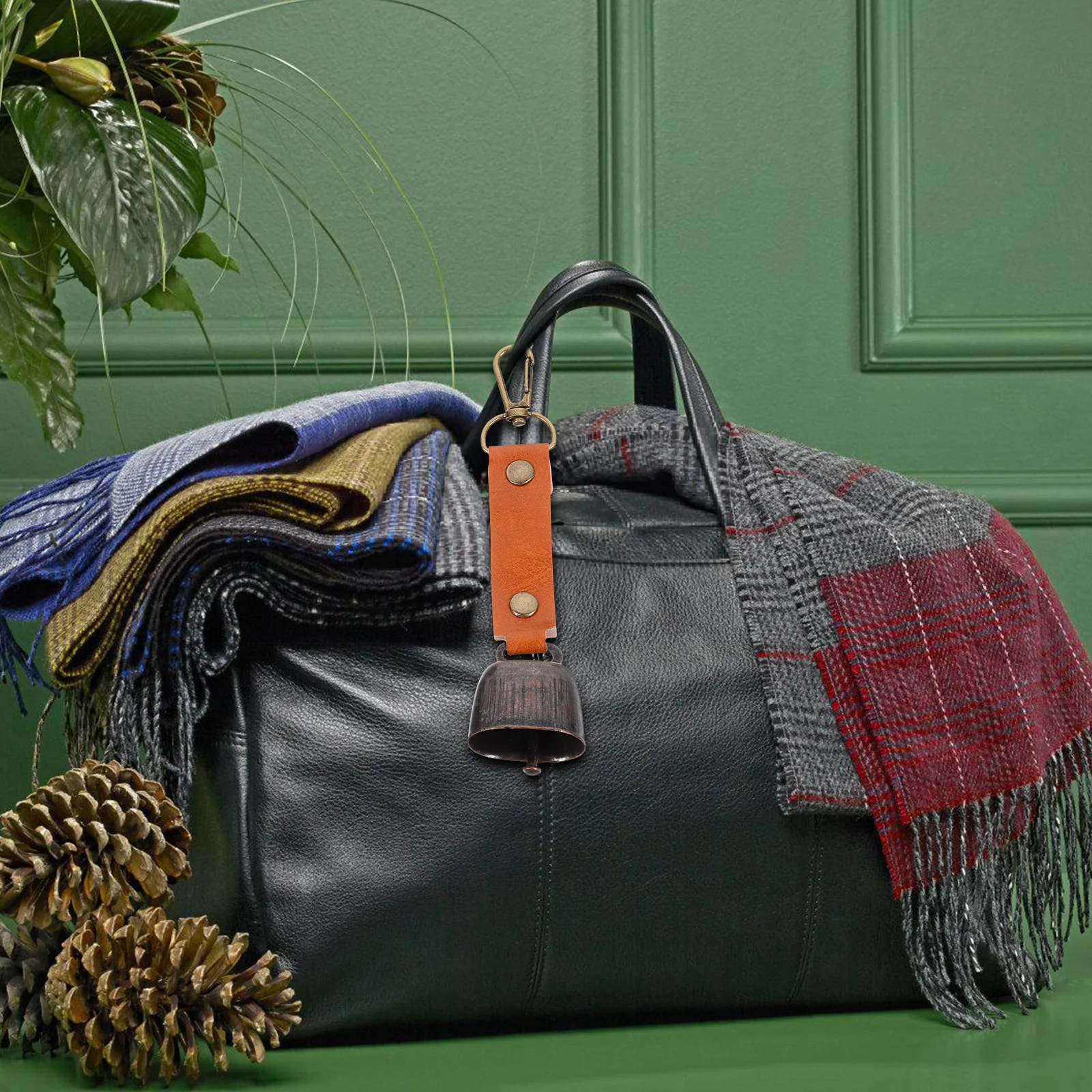 

2Pcs Bear Bell Loud Camping Emergency Warning Bells for Hiking Biking Climbing Small Outdoor Anti-Bear Hanging Bells