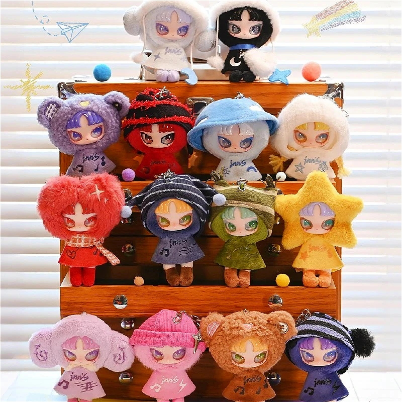 

INN Twelve Tiny Wish Keepers Mini Plush Pendant Series Blind Box Mystery Keychain Toys Cute Desktop Ornament Surprise Bags Gifts
