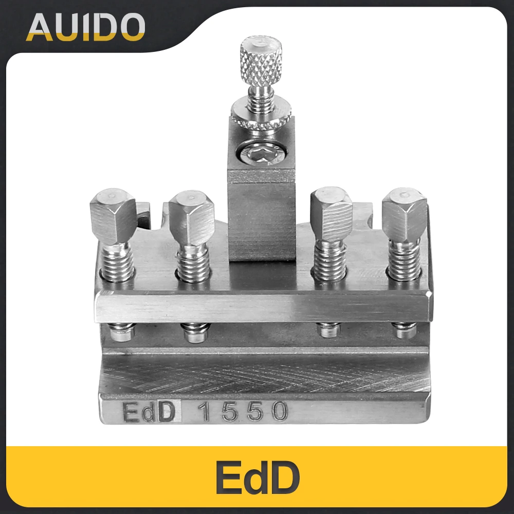 

Lathe Quick Change Tool Post Spare Parts EdD1550&EdH1550&EcD1550&EcH1550&AaD1250&AaH1250 Single Tool Holder for WM210V&WM180