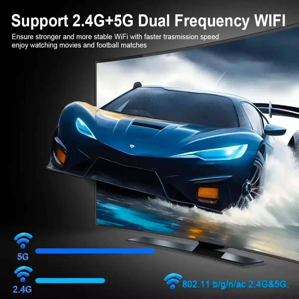 2025 MXQ Pro Smart TV Box Android 12 H3 8K HD 3D Video Home Theater 2.4G&5G H.265 Support Screen Projection TV Set Top Box