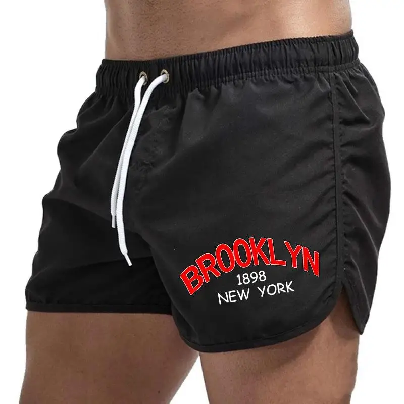Mens Beach Shorts Printing Casual Quick Drying Surf Man Swimwear 2026 Summer Sweatpants Outdoor Swimming Fitness Sports