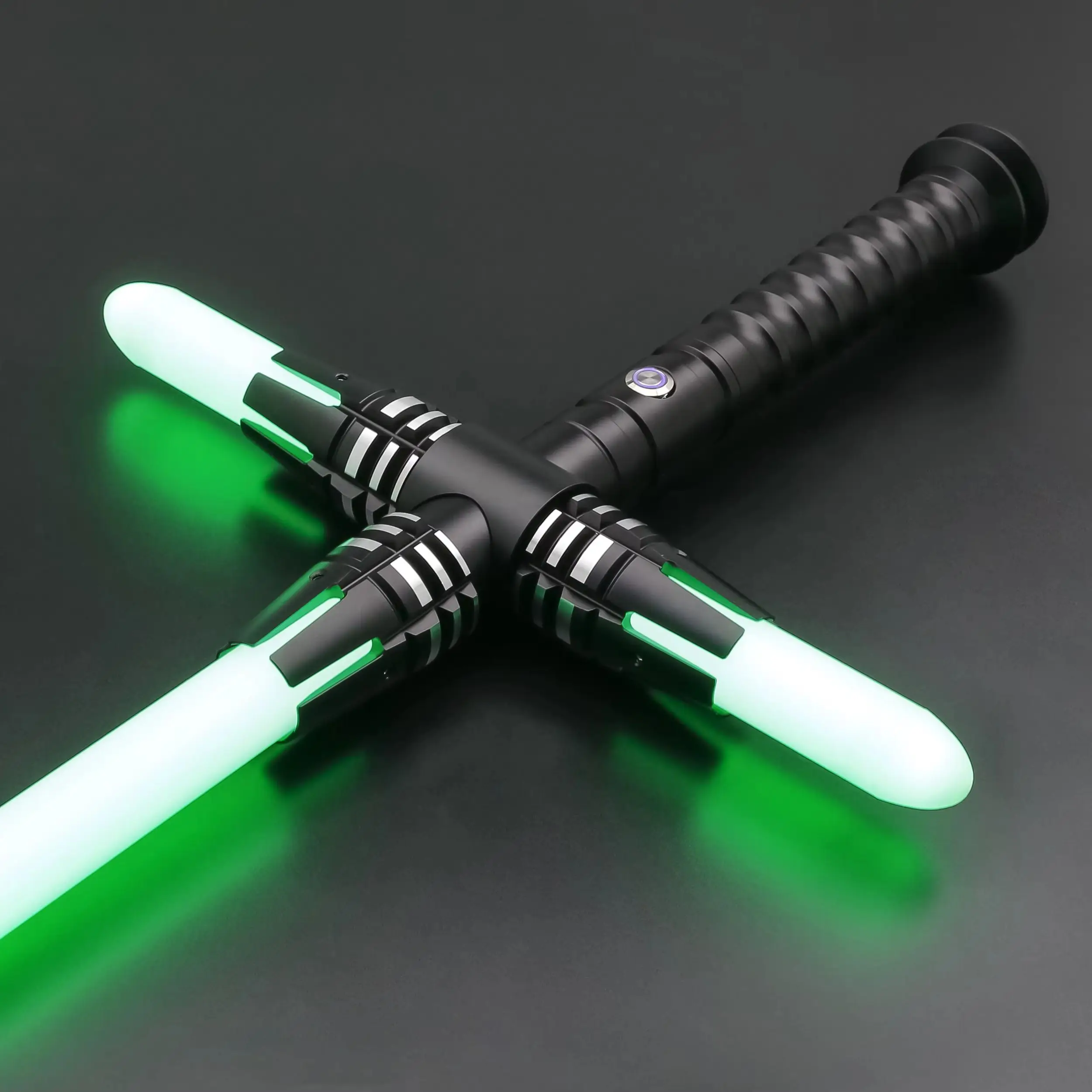 TXQSABER Smooth Swing Heavy Dueling Lightsaber 12 Color Changing 16 sets Sounds Metal Hilt Cross Laser Sword Cosplay Kids Toys - Image 6