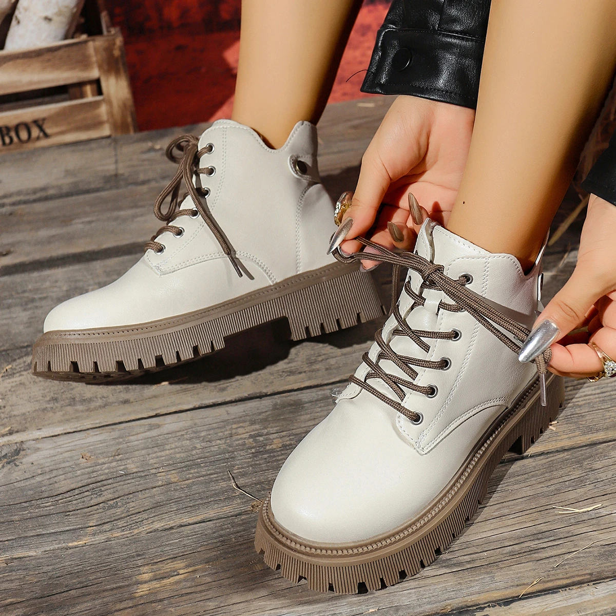 Damskie botki na jesień i zimę – Women'S Fashion Riding Boots recenzja i cena