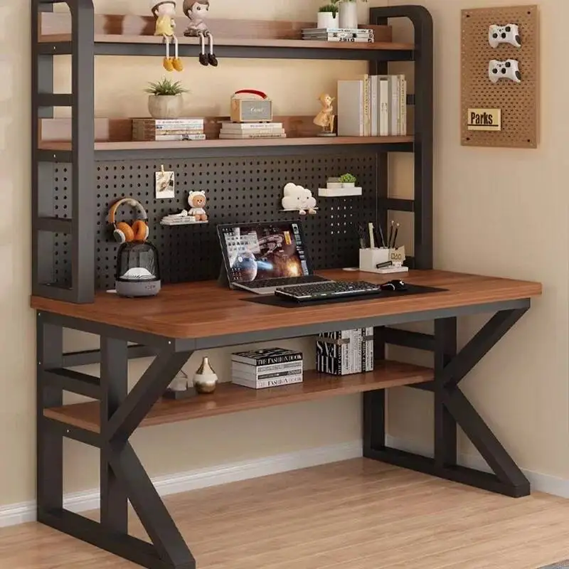 Accesorios Almacenamiento Escritorios para computadora Estantes de lectura Mesa de oficina de estudio Mesa de pared Librería y revistas Tavolo Muebles para el hogar