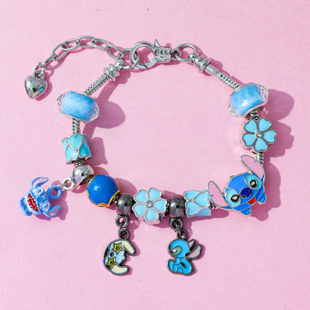 디즈니 카와이 릴로 & 스티치 애니메이션 어드벤트 캘린더 블라인드 박스 참 귀여운 스티치 DIY 펜던트 액세서리 친구 선물