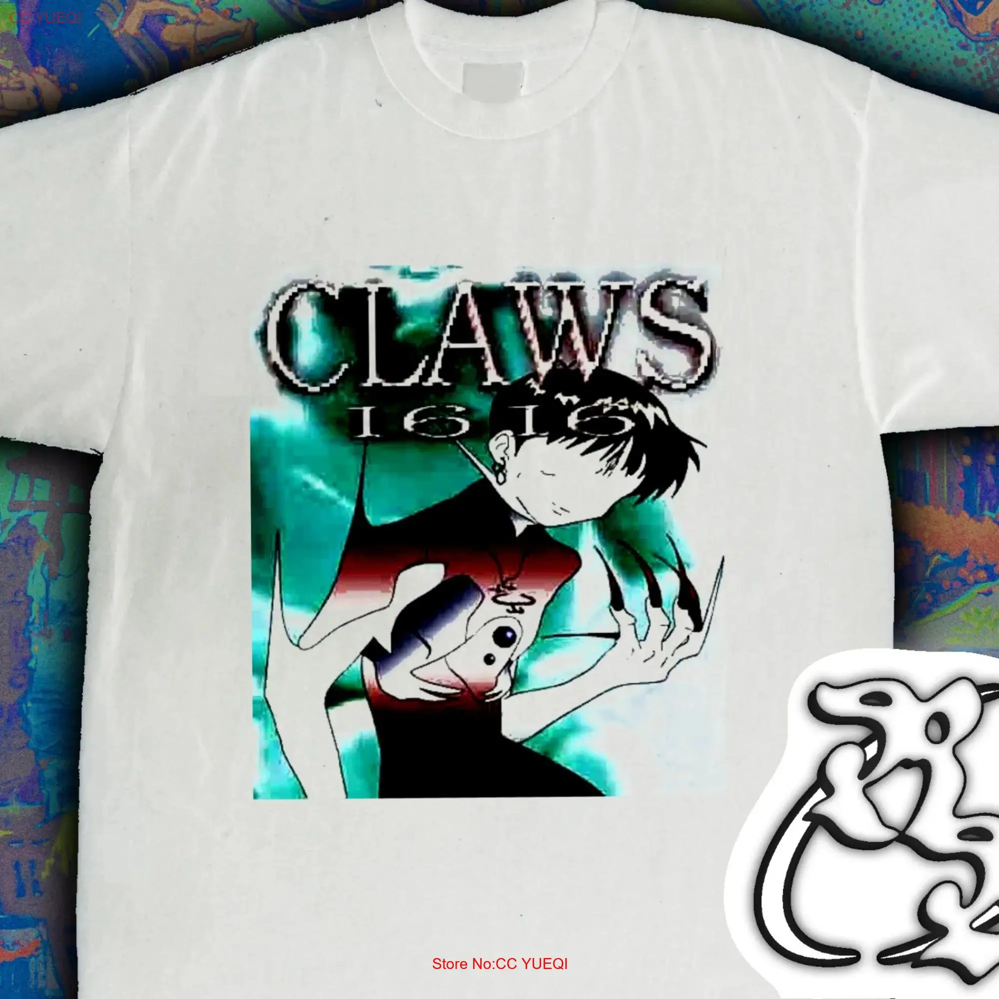 Yabujin Claws Cloud Rap Jumpstyle T Shirt long or short sleeves