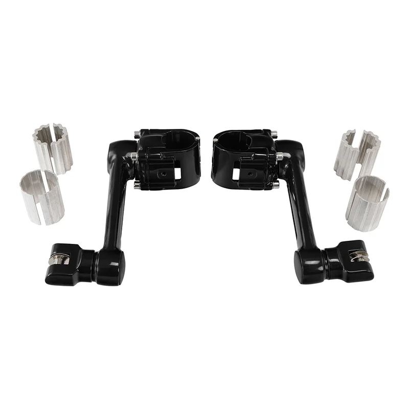 Motorcycle Front Footrests Foot Pegs Mount For Honda Goldwing 1800 GL1800 22mm 30mm 35mm Black/Chrome