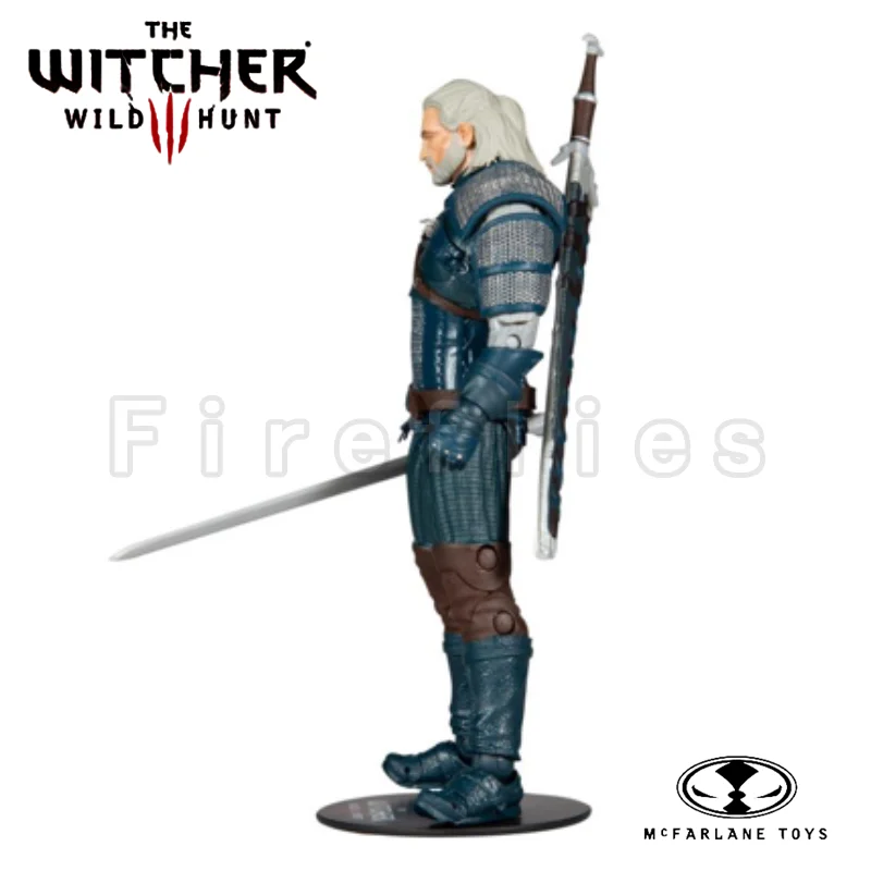 7inches McFARLANE Action Figure Wild Hunt Geralt Of Rivia (Viper Armor) Anime Model For Gift Free Shipping