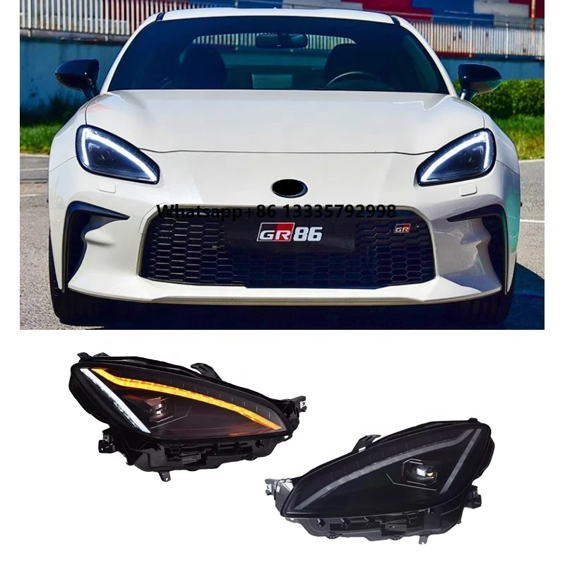 

Full Led Tail Lamp With Sequential Turn Signal Front Lights for Gr86 Head Lights 2021-2023 ZN8/ZD8 BRZ