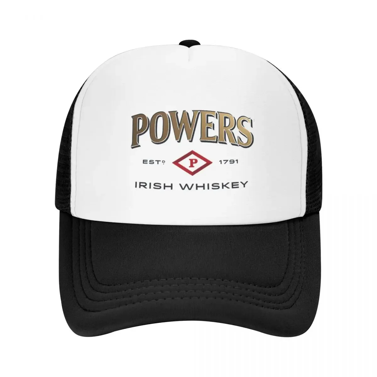 Powers Irish Whiskey Logo Powers Classic Classic T-Shirt Baseball Cap Beach Outing Fishing cap Hat Luxury Brand Male Women's