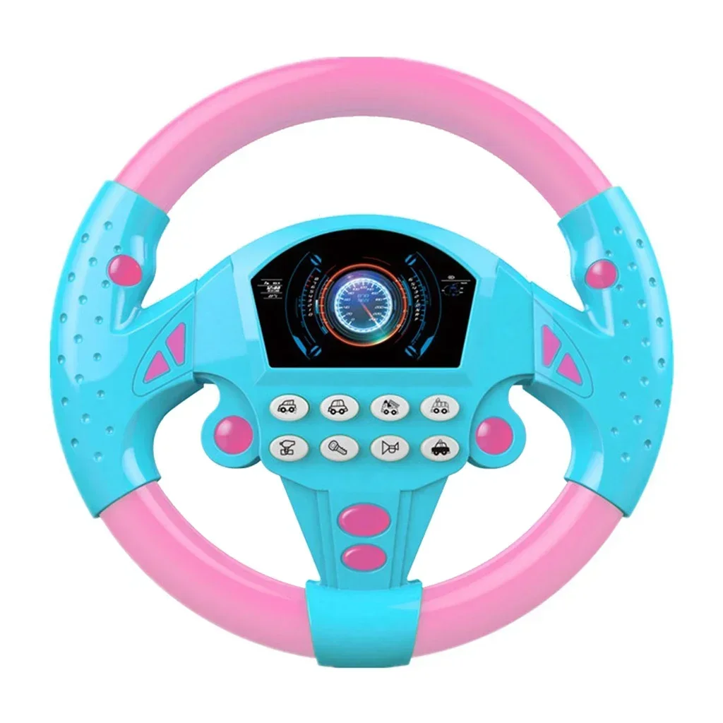 Driving Simulator Party Set Multiplayer Game Birthday Party Toy SoundLight Interaction Unisex Design