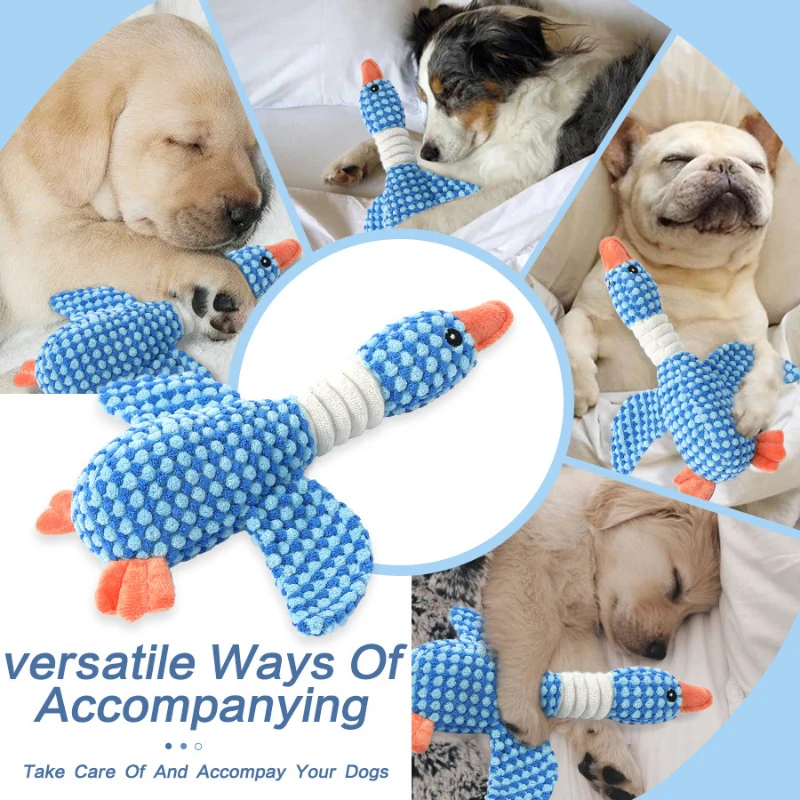 Dog Toys Plush Animal Toy Wild Goose Chewing Toy For Small Medium Large Dogs Cats Teeth Cleaning Toys Pet Squeak Toy for Puppy - Image 3
