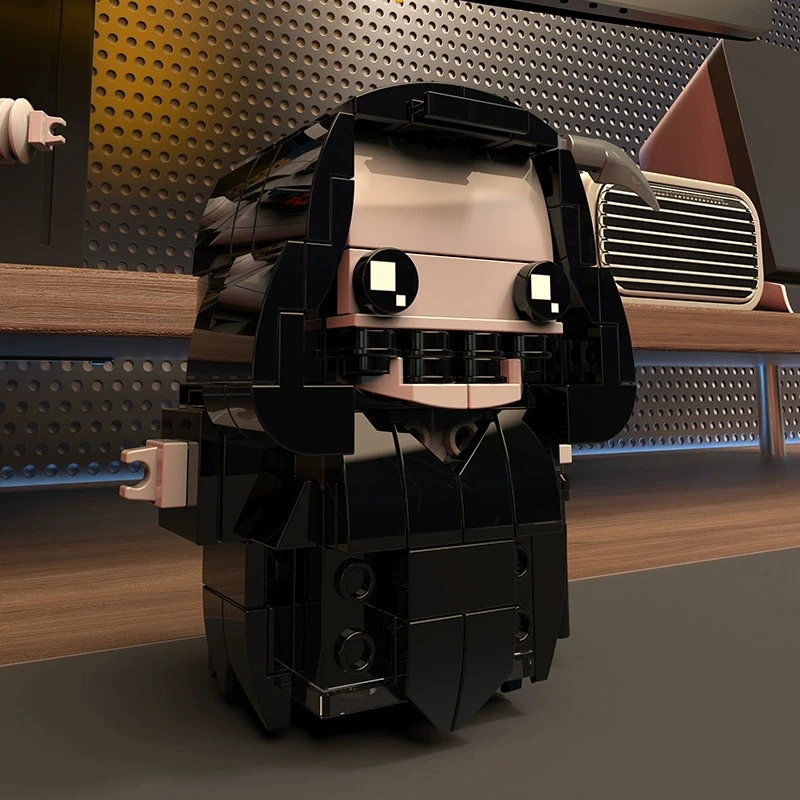 DIY 4in1 할로윈 매직 피규어 호박 엄마들 유령 뱀파이어 박쥐 장식 블록 키트 소녀 소년 브릭 모델 장난감