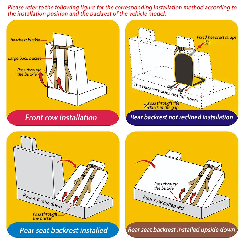 Polymères de Siège de Sécurité pour Enfant de 6 Mois à 12 Ans, Tapis de Chaises Respirants, Coussin de Siège de Voiture pour Bébé, Coussin de Siège