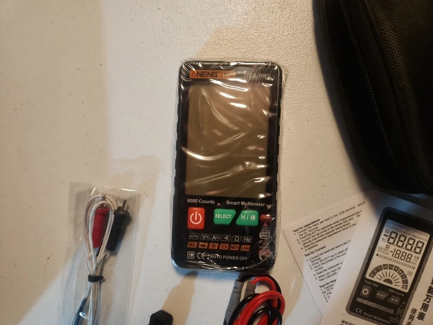 

ANENG 616 Backlight Digital Multimeter 6000 AC/DC Voltage and Current Meters