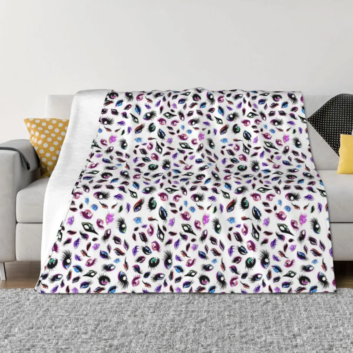 

Eye See You Throw Blanket Camping for sofa sofa bed Blankets