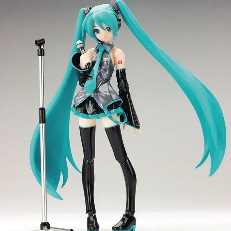 15cm Hatsune Miku Anime Figure Figma 014 Standing Posture Manga Statue Pvc Action Figure Collectible Model Doll Toys Gifts