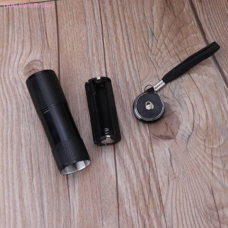 

62KE Handheld 9W UV Resin Curing Lamp Light 9 LED 395nm UV Blacklight Flashlights Practical Jewelry Making Tool