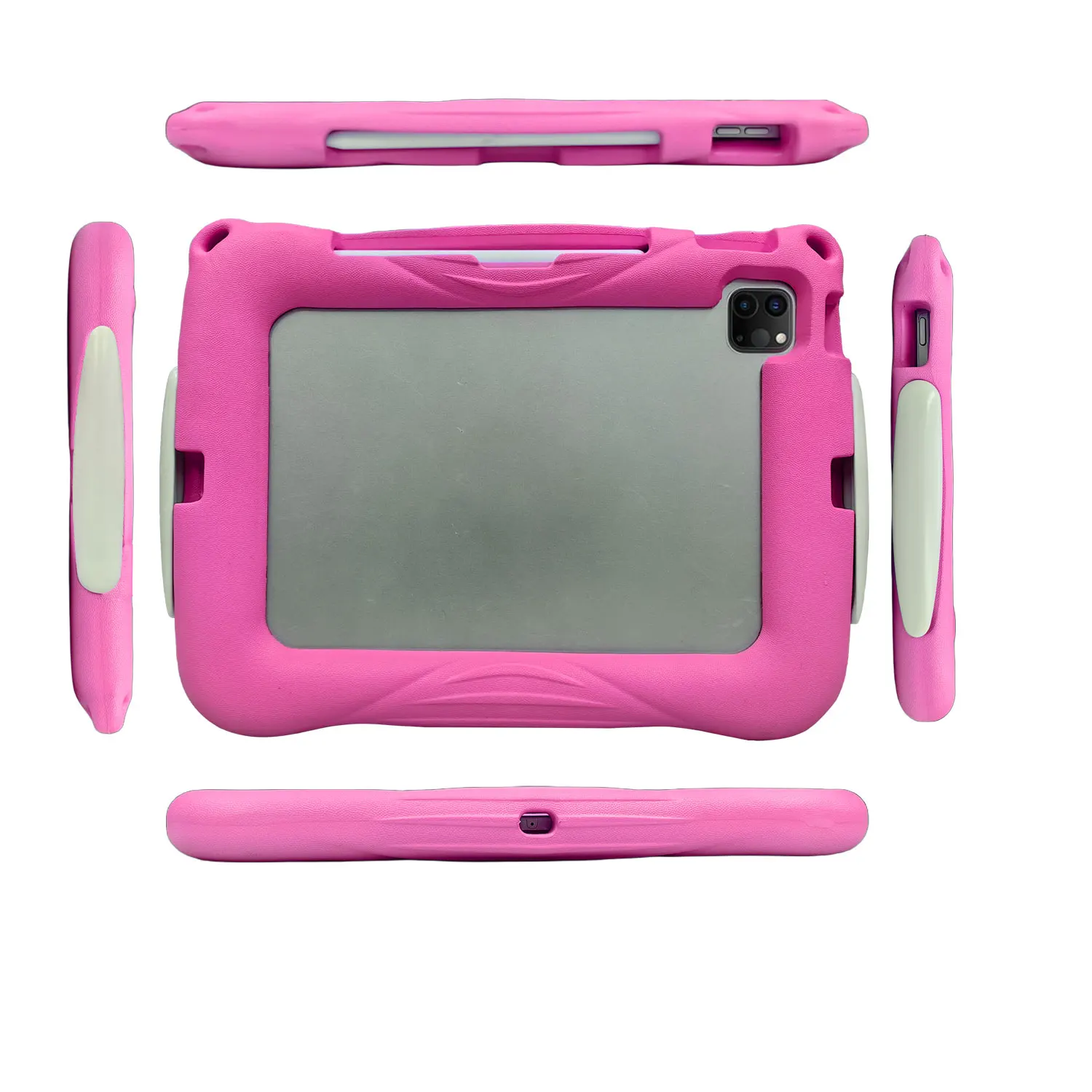 Simple EVA Kids Case for iPad A16 11th 11 10th 10.9 Air 4 Air 5 Bumper Cover funda iPad Pro 11 2018-2025 Air 11 2026 Stand Cases