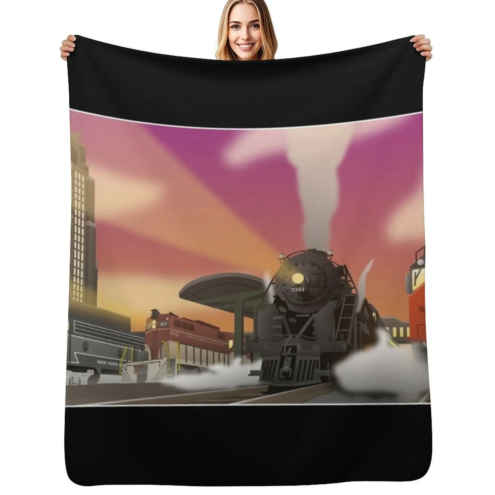 

Terminal's Twilight Remastered Throw Blanket Cozy Throw Blanket Birthday Gift for Him Her