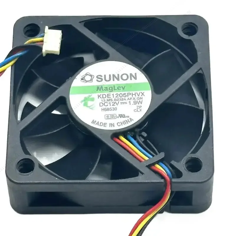 

W SUNON KDE1205PHVX 13.MS.B2324.AF.X.GN DC 12V 1.9W 50x50x15mm 4-Wire Server Cooling Fan