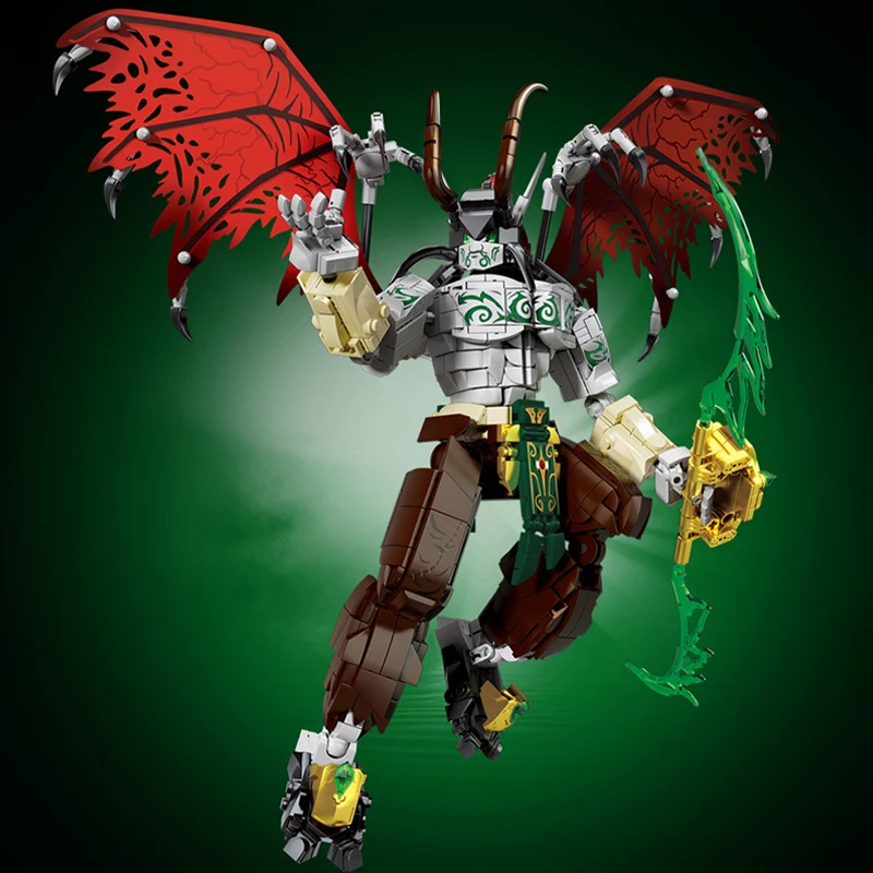 Technical Mechanical Warrior Hero Mech Building Blocks High Tech Alien Beast Robot MOC Bricks Collection Toys Kid Christmas Gift view 3