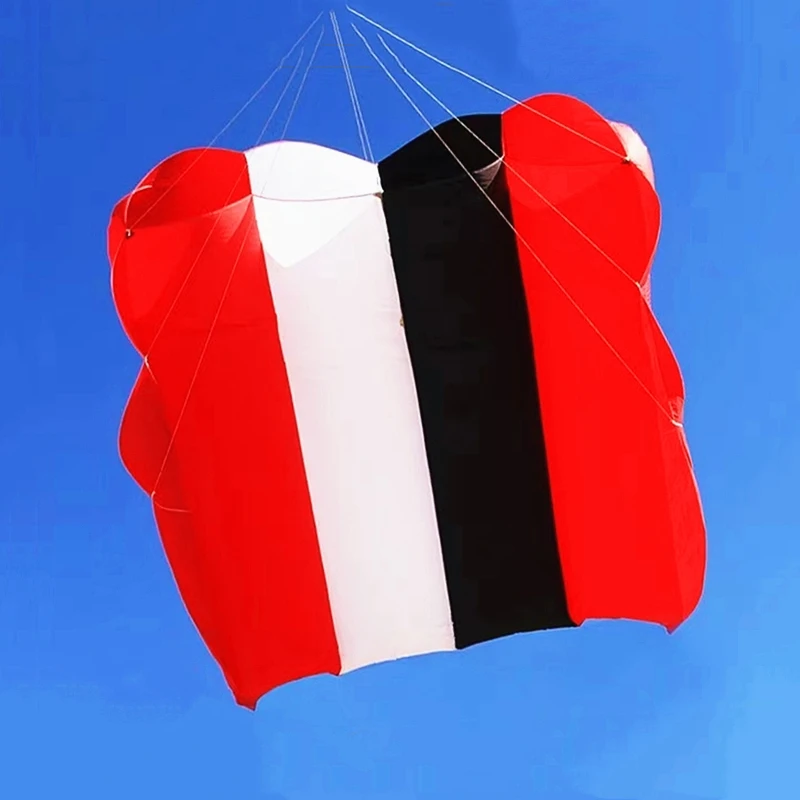 free shipping 32sqm pilot kite flying large soft kite parachute kite pendant noisi steel boy giants Inflatable toys drill winder