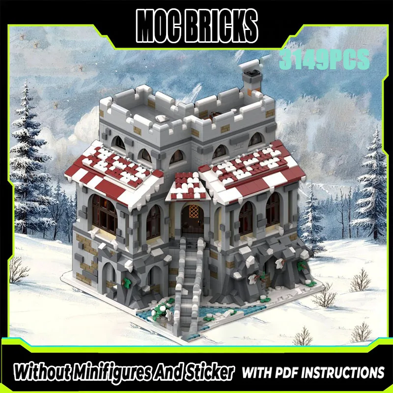 

Exquisite new product MOC building block model winter village technology modular children's toy gift DIY assembly set