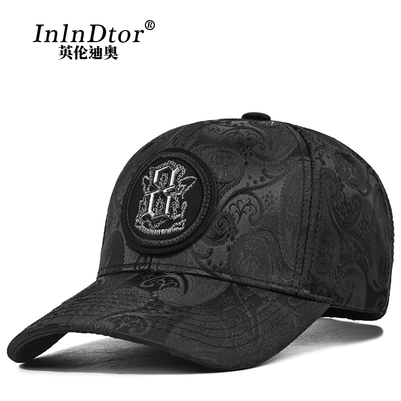 2023 new fashion printed bald baseball cap outdoor recreational fishing hipster hat men\'s cap