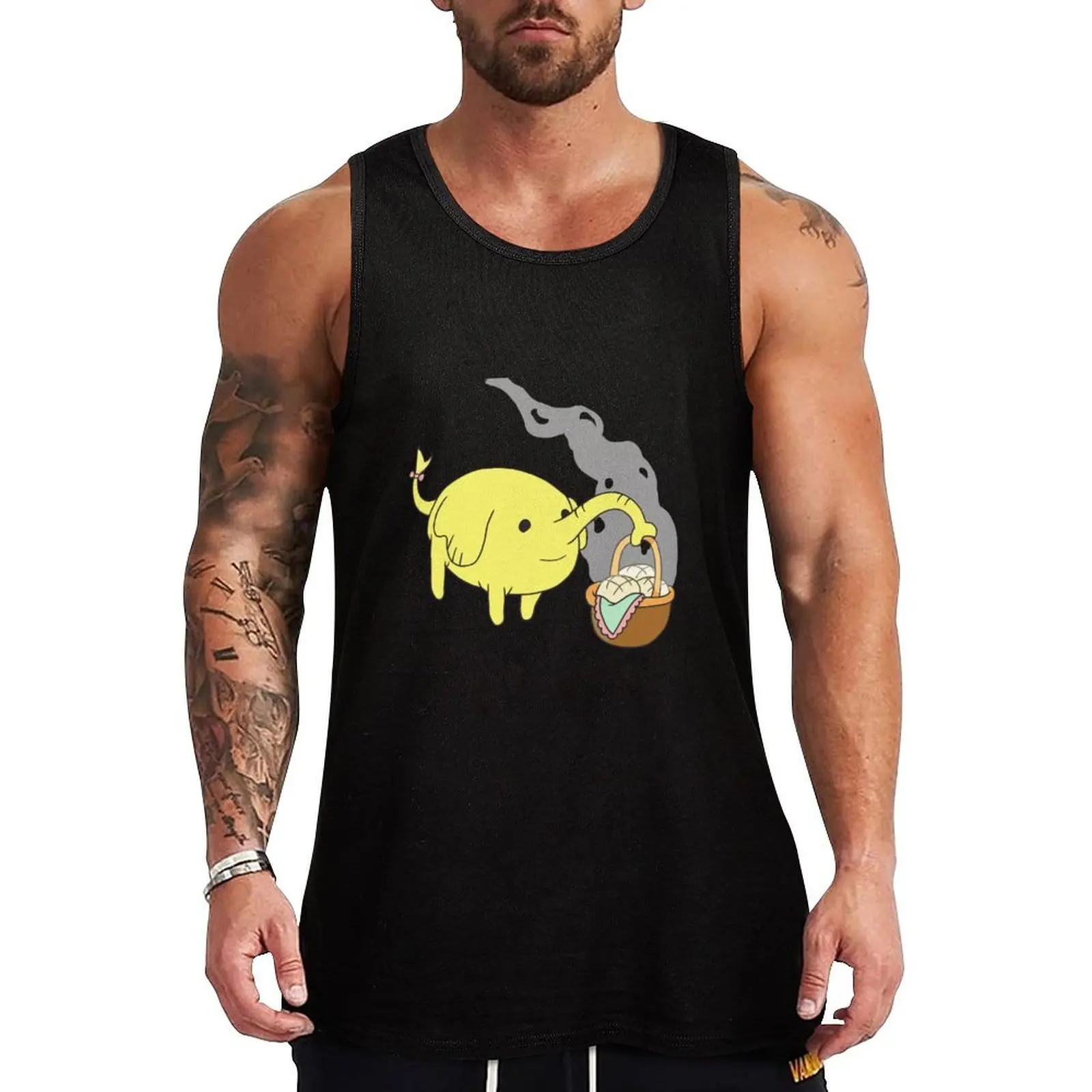 

Hot Buns Tank Top Men's sleeveless gym shirts Men's clothes T-shirt men