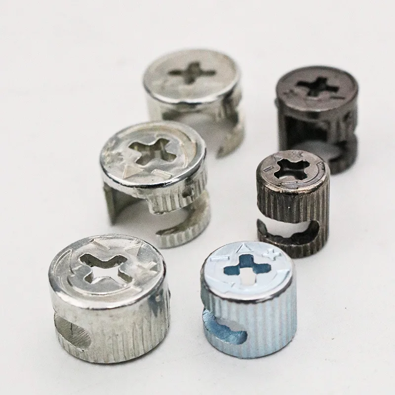 10PCS 9.5 Three In One Connector Nut Iron Eccentric Wheel Shoe Cabinet Wardrobe Cabinet 12MM Thick Furniture Lock Buckle