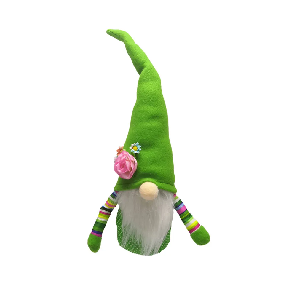 

1 шт. Декоративная фигурка гнома в весеннем стиле, уникальный декор, изысканные детали, компактный размер, украшение для дома и офиса