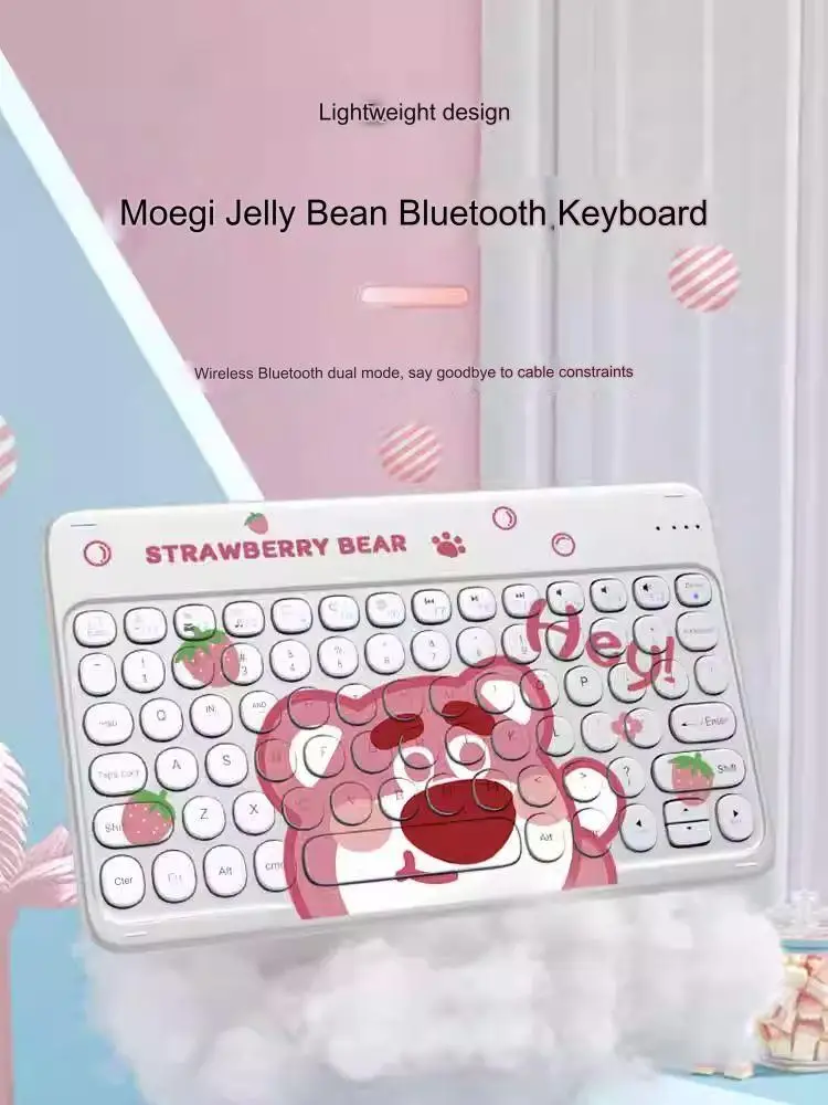 Clavier Bluetooth sans fil Disney Stitch Toy Story, Lotso StellaLou, Anime Office, IPAD silencieux, ensemble clavier et souris, cadeau d'anniversaire