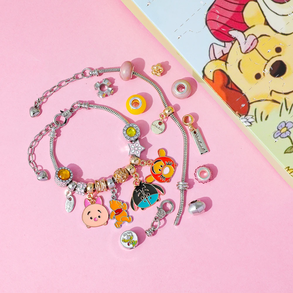 Figura de dibujos animados de oso Tigger Pooh de Disney, bonito colgante artesanal, caja ciega, juguete temático para fiesta de cumpleaños, regalos para amigos