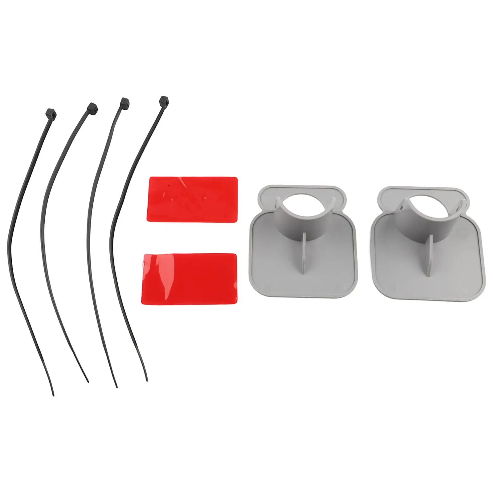 Outdoor Setup 8.1x9.2cm ABS Pipe Support Bracket Support Pipe Support Bracket Easy Installation Moisture Resistant