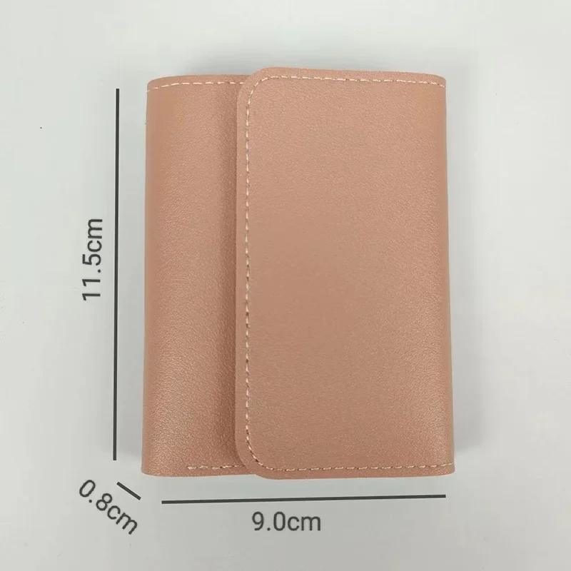 PU Leather Coin Purse Female Short Coin Wallet Purses for Women New Simple Wallets for Women Small Hasp Girls Credit Card Holder