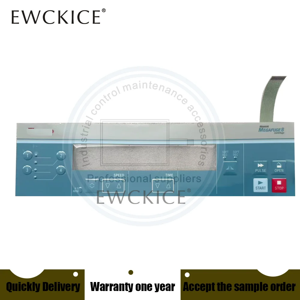 NEW HERAEUS MEGAFUGE 8 Centrfuge HMI PLC Membrane Switch keypad keyboard