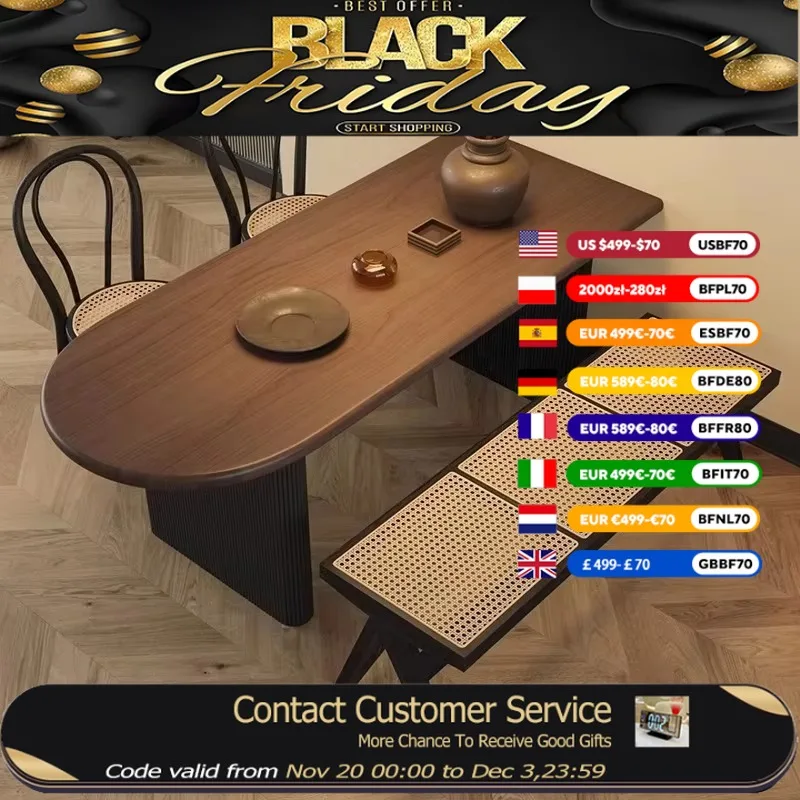 

Nordic Oval Dining Tables Design Restaurant Party Living Room Dining Tables Kitchen Luxury Modern Tavoli Da Pranzo Furniture