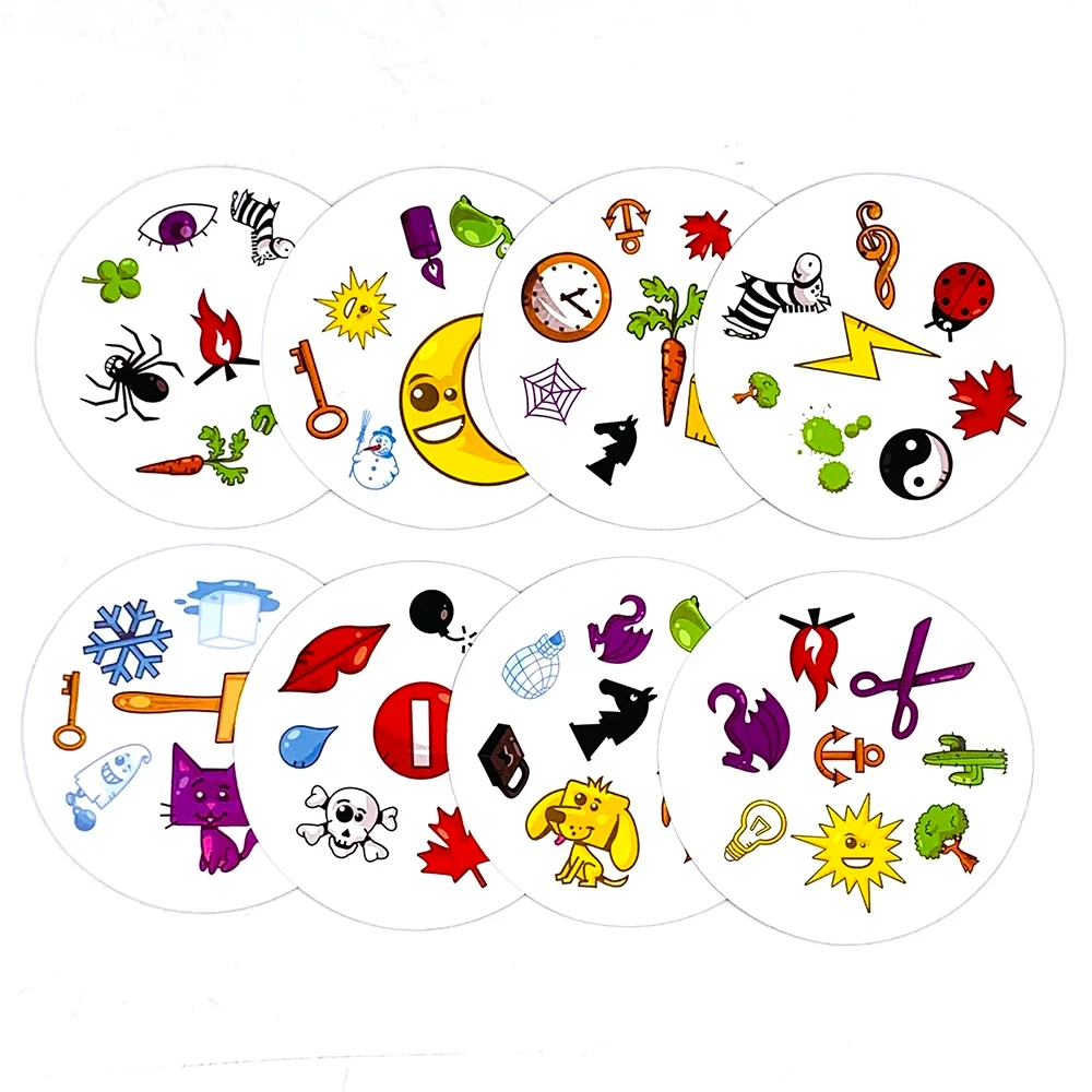 Nieuwe metalen doos kaartspel Ouder-kind interactieve spellen Kaartenspel voor gezinsvakanties Camping Kerstmis en Halloween Kindercadeaus