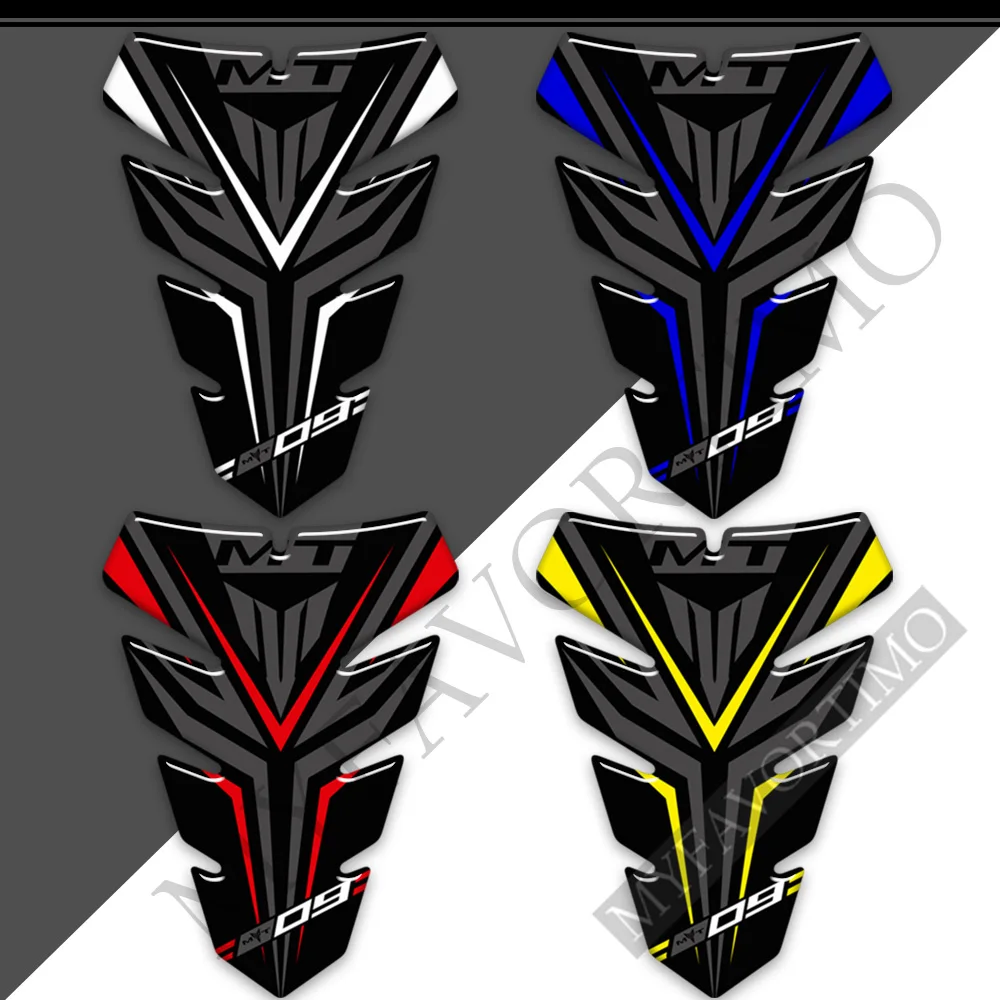 

For Yamaha MT09 MT FZ 09 SP Stickers Tank Pad Protector Fairing Motorcycle Knee Decal Fender Windshield