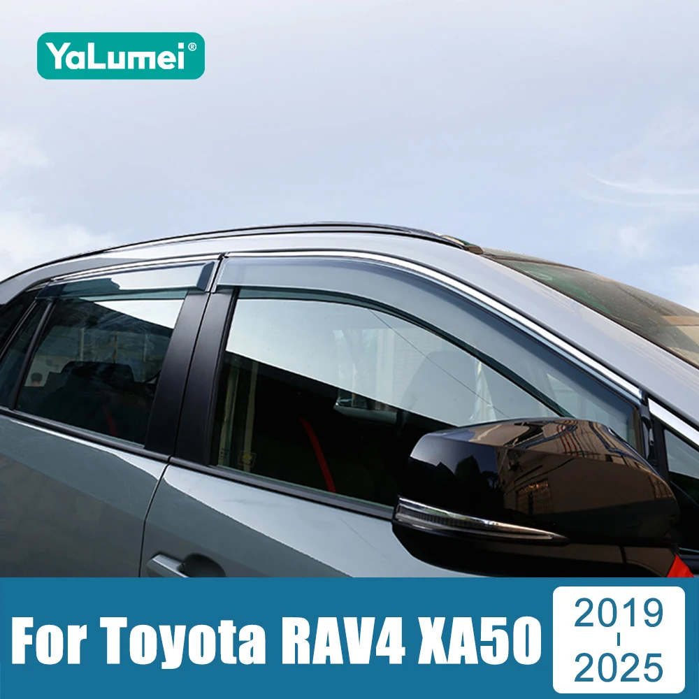 For Toyota RAV4 XA50 2019 2020 2021 2022 2023 2024 2025 Car Side Window Visor Vent Awnings Shelters Rain Guard Accessories