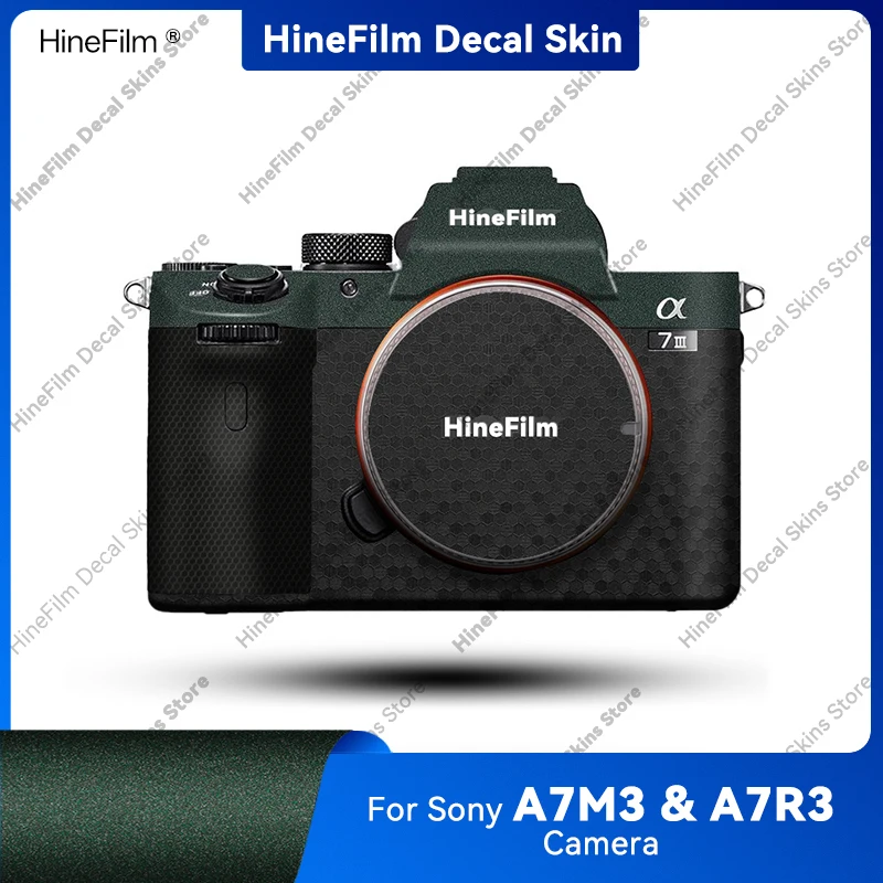 Hinefilm for A7M3 A7R3 Camera Decal Skin Anti Scratch Wrap Cover for Sony A7RIII A7III Camera 3M Premium Anti Scratch Wrap Skin