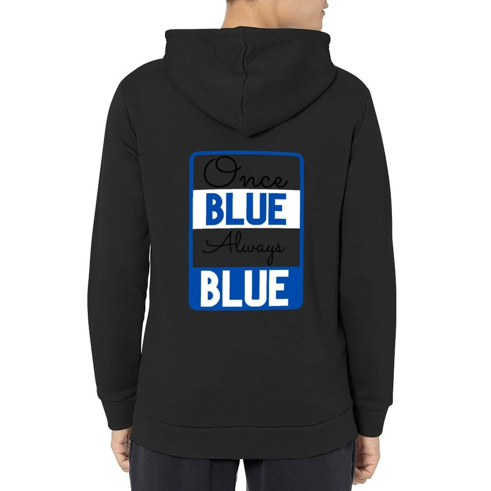 

Once a blue Hoodie hooded shirt mens clothes autumn new products fashion men hoodie for men