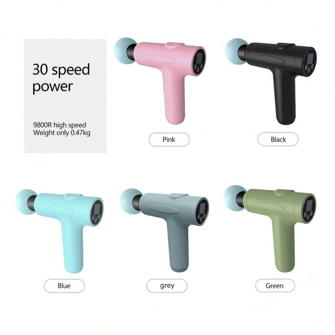 

2026 1PCCustomized powerful fascia gun full body massager to release muscle，same as the celebrity model USB-powered