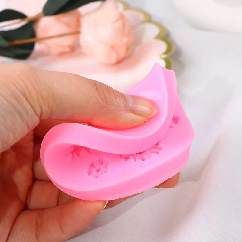 3D Silicone Chrysanthemum Sunflower Flowers Chocolate Party Cake Decoration DIY Sunflower Baking Tools Fondant Mold for Kitchen