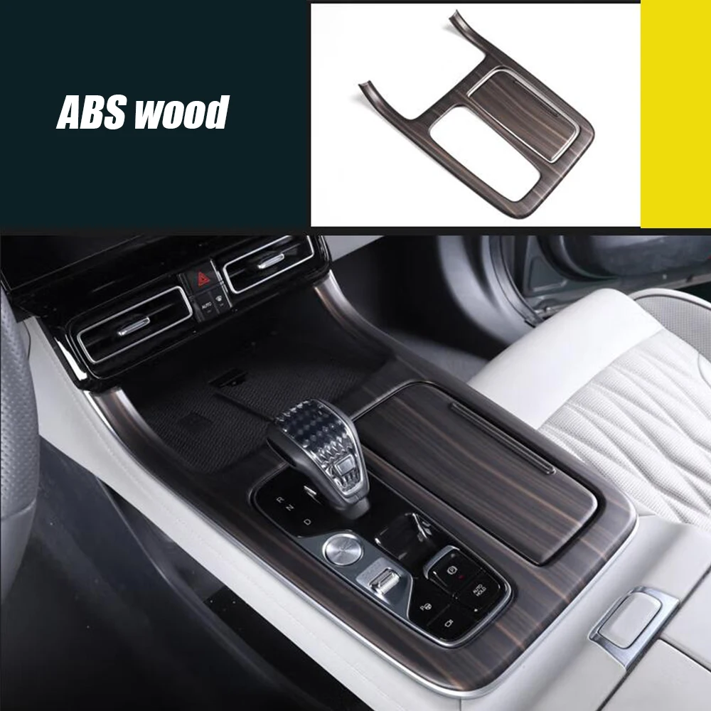 ABS CARBON For Trumpchi Gac Gs8 2022 2023 2024 Car gear shift knob frame Decoration cigarette lighter panel auto accessories