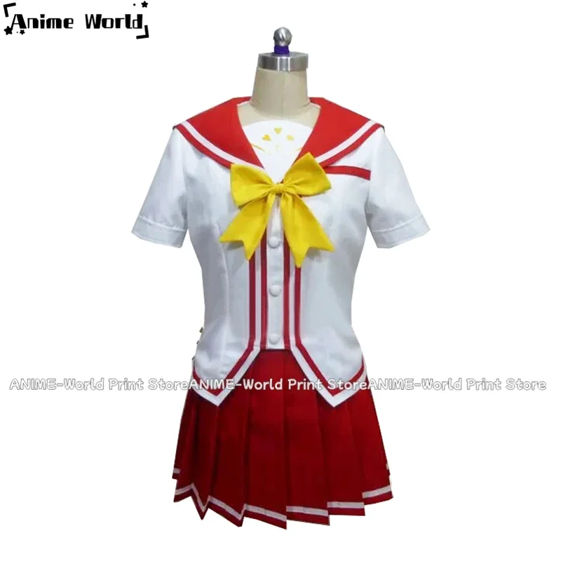 

《Custom Size》Anime Charlotte Tomori Nao Cosplay Costume Loli School Uniform Halloween Stage Performance Carnival Party