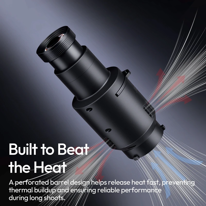 Ulanzi LAS007 Mini Bowens Mount Optical Snoot لـ Ulanzi 40W/40W Pro/RGB COB Light L023 L024 سنوت بصري لصور الغلاف الجوي