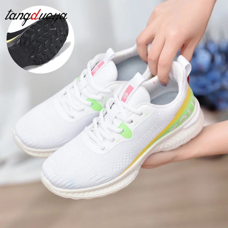 Women's Dance Shoes Soft Outsole Woman Mesh Breathable Jazz Hip Hop Sports Sneakers Ladies Girl's Modern Jazz Dancing Shoes view 6