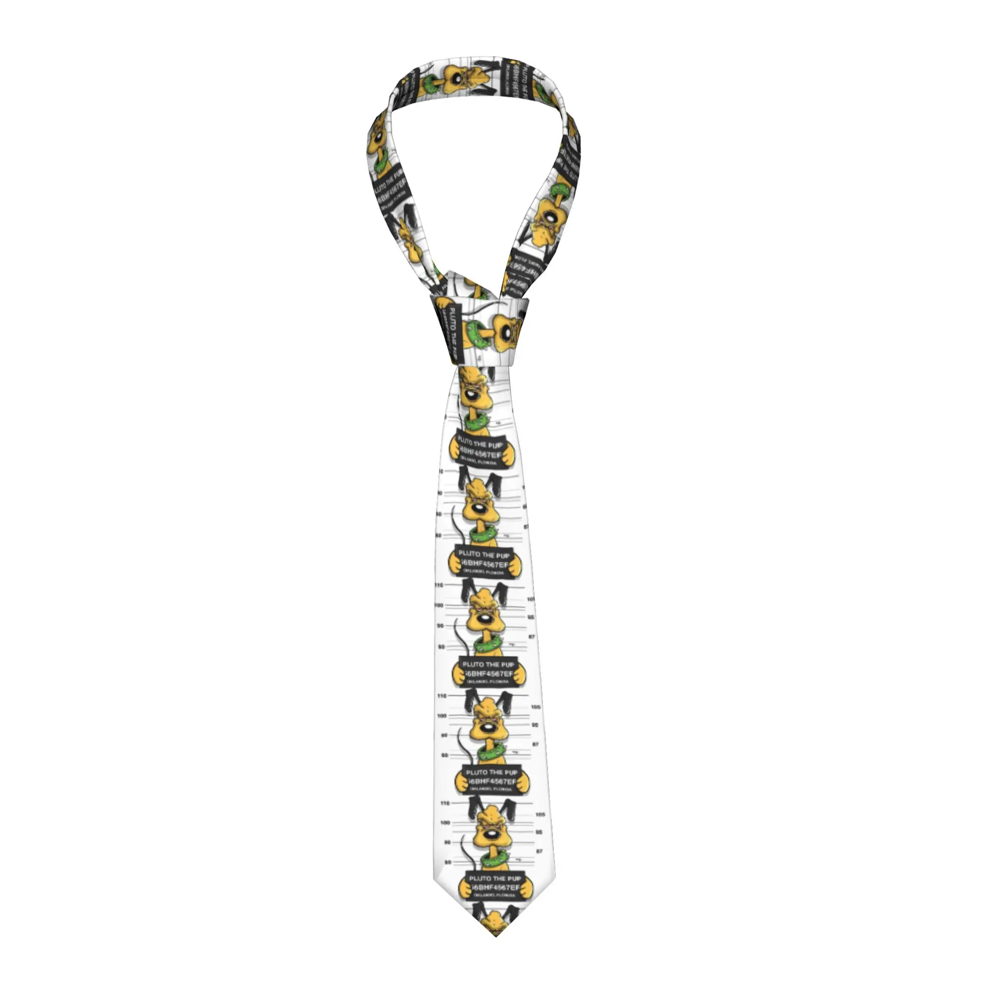 

Формальный галстук с Микки Маусом и Плуто, мужской персонализированный шелковый галстук с аниме-собакой для вечеринок, краватка